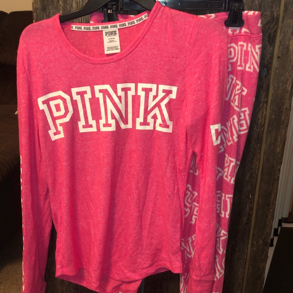 PINK VS pajama set. Size medium